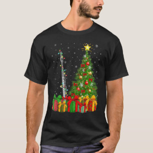 Piccolo Music Xmas Holiday Piccolo Christmas Tree T-Shirt