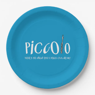 Piccolo Notes So High T-Shirt Paper Plate