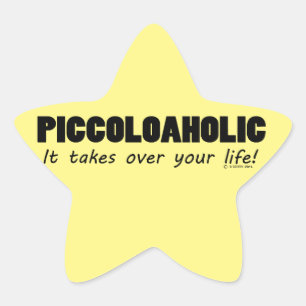 Piccoloaholic Life Star Sticker