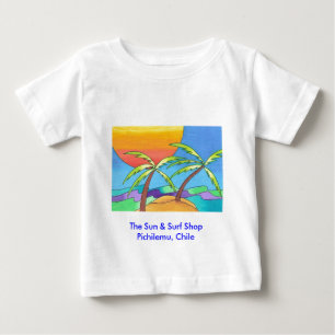 Pichilemu Surf Shop Beach Baby t shirts