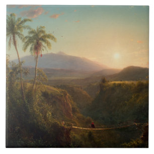 Pichincha Frederic Edwin Church Ceramic Tile
