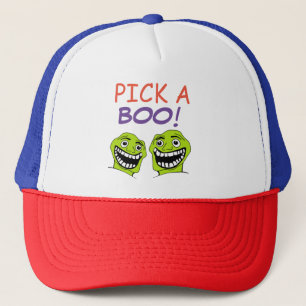 pick a boo! trucker hat