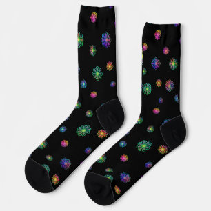 Pick a Posy Custom Background Socks