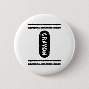 Pick Any Colour Crayon Box Halloween Costume Coupl 6 Cm Round Badge