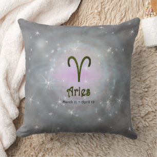 Pick Colour Aries Zodiac Astrological Sign Cushion