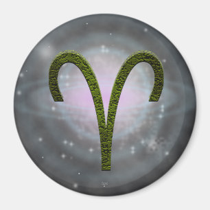 Pick Colour Aries Zodiac Astrological Sign Magnet