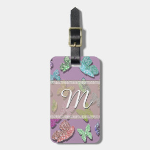 Pick Colour Butterflies Surreal & Fluttering Luggage Tag