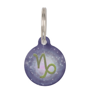 Pick Colour Capricorn Zodiac Astrological Sign Pet Tag