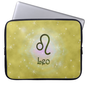 Pick Colour Leo Zodiac Astrological Sign Laptop Sleeve