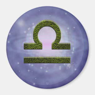 Pick Colour Libra Zodiac Astrological Sign Magnet