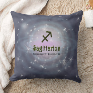 Pick Colour Sagittarius Zodiac Astrological Sign Cushion