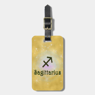 Pick Colour Sagittarius Zodiac Astrological Sign Luggage Tag
