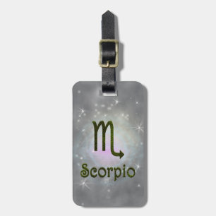 Pick Colour Scorpio Zodiac Astrological Sign Luggage Tag