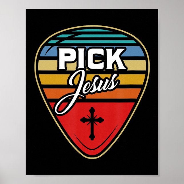 Pick Jesus T-ShirtAre you a Patriotic devotee of J Poster (Front)