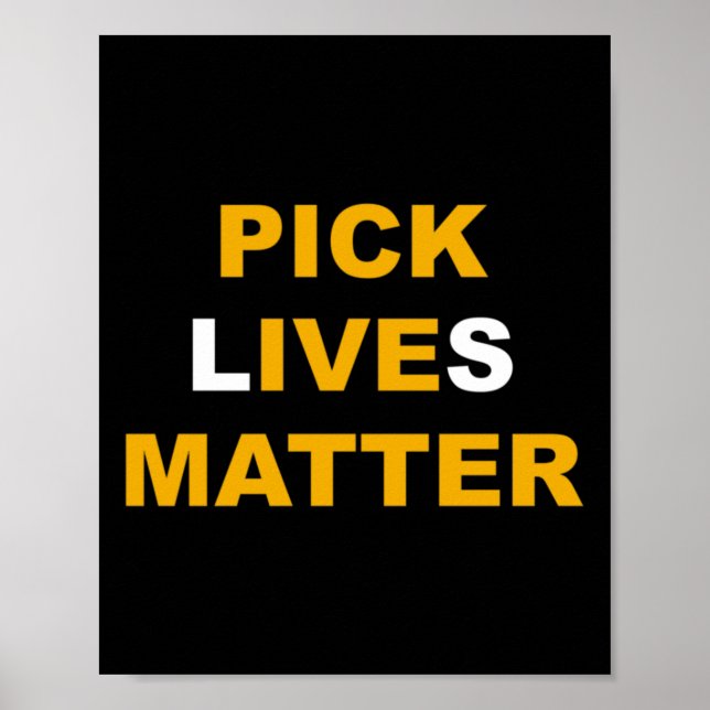 Pick Lives Sticker Sticker  Poster (Front)
