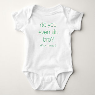 "Pick Me Up." Baby Jumper Bodysuit