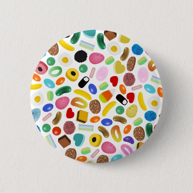 Pick & Mix 6 Cm Round Badge (Front)