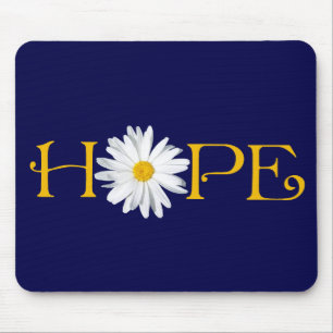 Pick Own Background - Shasta Daisy Hope Mousepad