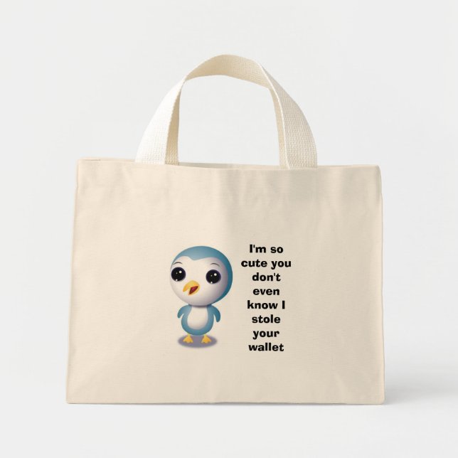 Pick pocketer penguin bag (Front)