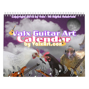 Pick this Guitar ValxArt calendar