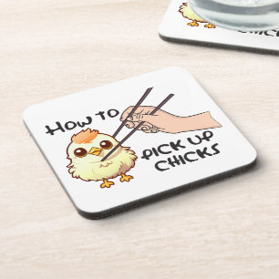 Pick up chicks  coaster