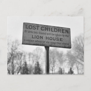Pick Up Lost Children at the Lion House: 1943 Postcard