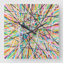 Pick Up Sticks 2 Wall Clock