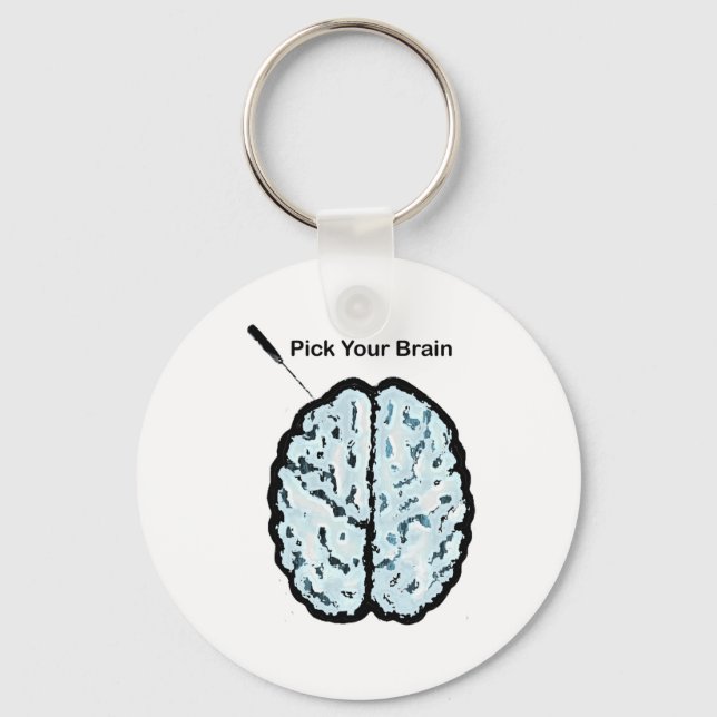 Pick Your Brain: Ice Pick Key Ring (Front)