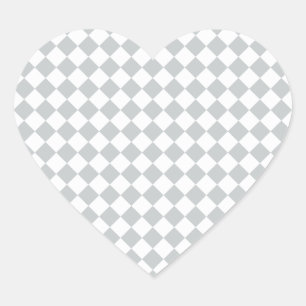 Pick your checkers colour Easily Customise This Heart Sticker