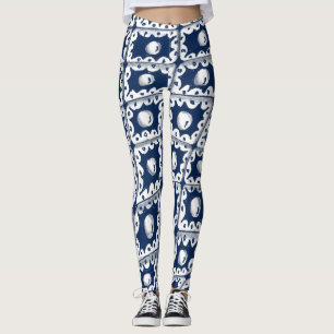 Pick Your Colour Marbles and Lace Pattern Leggings