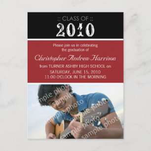Pick-Your-Own-Colour Graduation Postcard