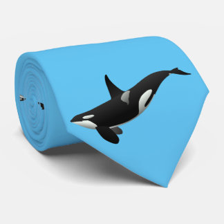 Pick Your Own Custom Colour Orca Killer Whale Tie