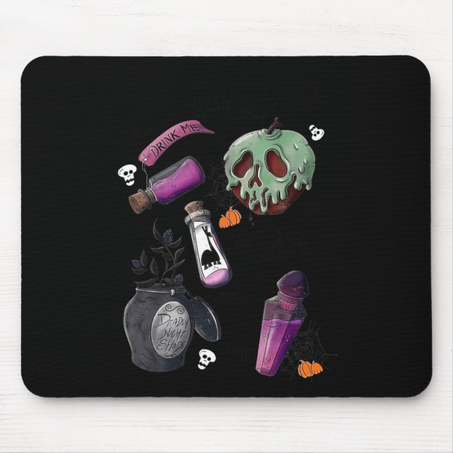 Pick Your Poison Drink Me Potion Halloween  Mouse Pad (Front)