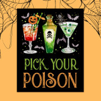 Pick Your Poison Halloween Cocktail Drinks