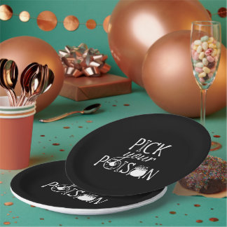 Pick Your Poison | Halloween Witch Paper Plate