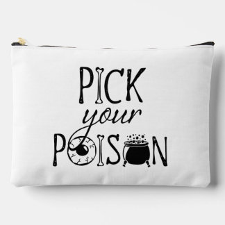 Pick Your Poison | Halloween Witch Themed Large Accessory Pouch