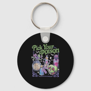 Pick Your Poison, Vintage Princess Halloween Key Ring