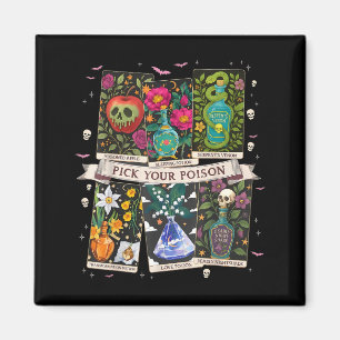 Pick Your Poisons Funny Drink Me Potions Happy Hal Magnet