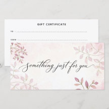 Picked Just for You Gift Certificate 