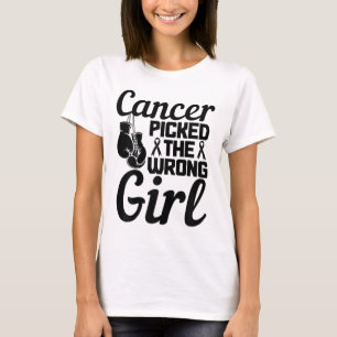 Picked The Wrong Girl Breast Cancer Awareness Mont T-Shirt