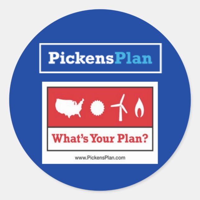 Pickens Plan Stickers (Front)