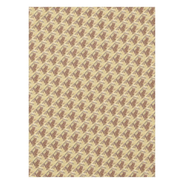 Pickerel Frog Watercolor Tablecloth (Front)