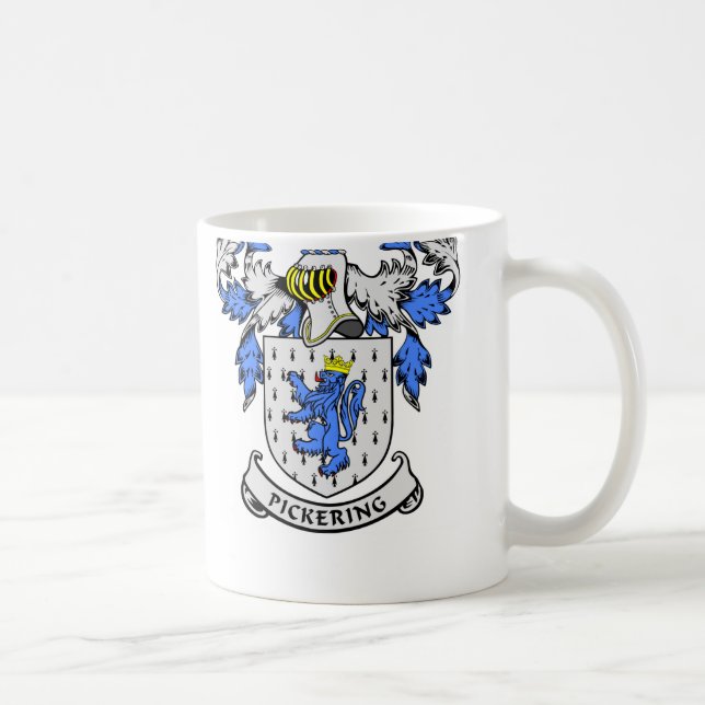 PICKERING Coat of Arms Coffee Mug (Right)