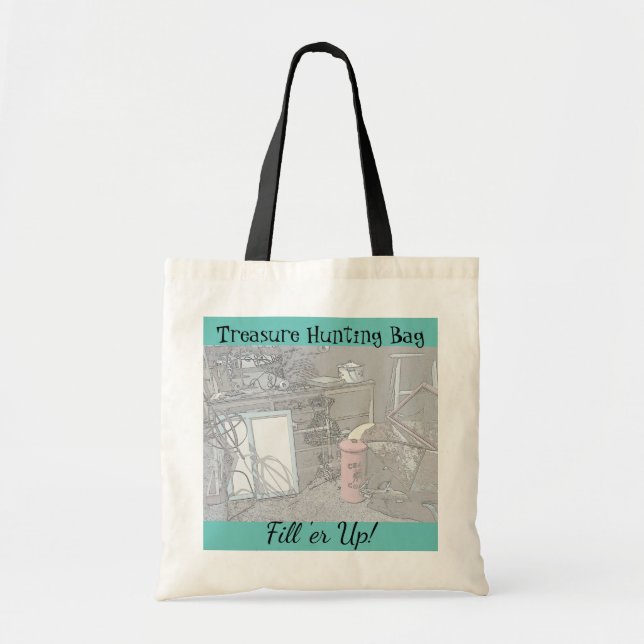 Pickers' Treasure Hunting Tote Bag (Front)