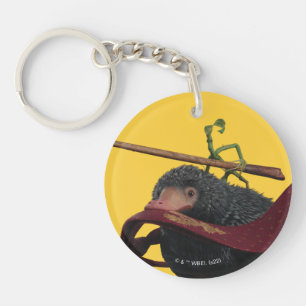 Pickett & Teddy With Wand and Tie Key Ring