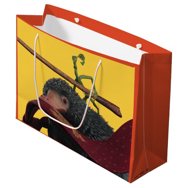 Pickett & Teddy With Wand and Tie Large Gift Bag (Front Angled)
