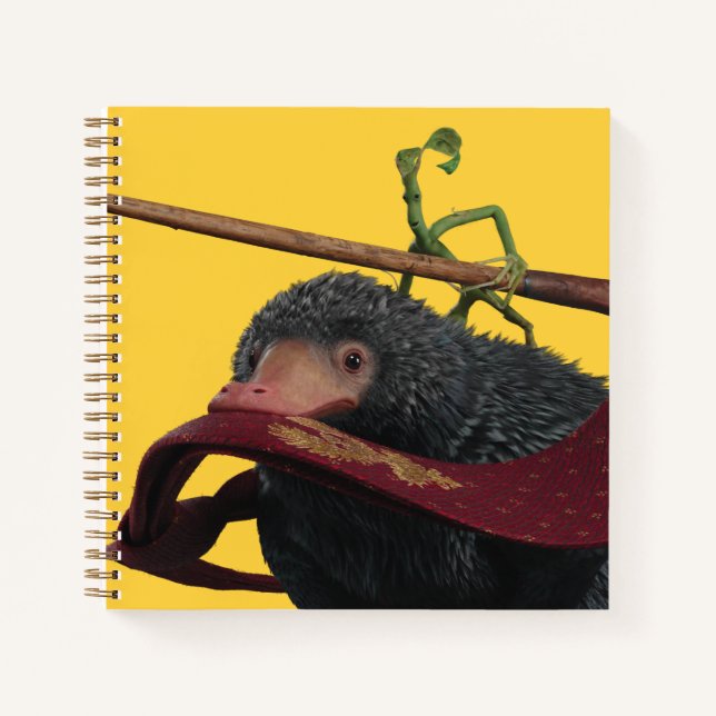 Pickett & Teddy With Wand and Tie Notebook (Front)