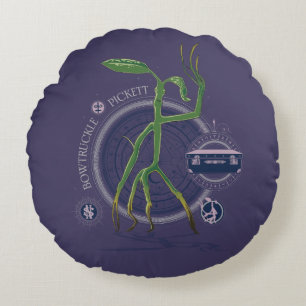 PICKETT™ The BOWTRUCKLE™ Graphic Round Cushion