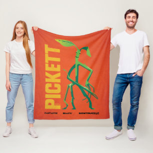 Pickett Vintage Graphic Fleece Blanket