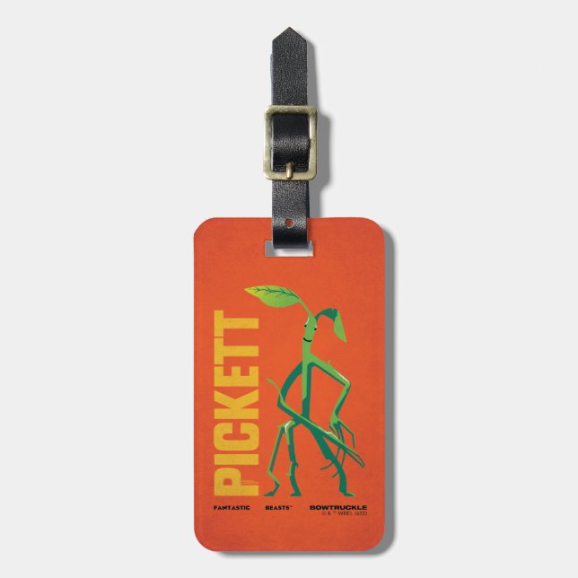 Pickett Vintage Graphic Luggage Tag (Front Vertical)